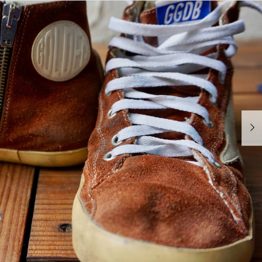 Golden Goose sneakers in leather with leather star and heel tab - Picture 2 of 9